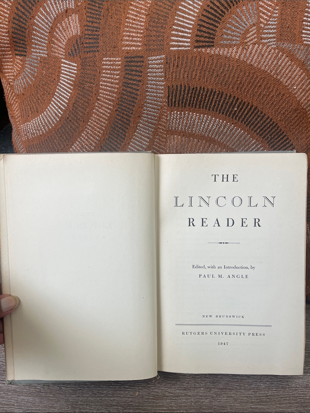 The Lincoln Reader by Paul M. Angle 1947